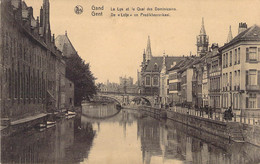 CPA - BELGIQUE - Gand - La Lys Et Le Quai Des Dominicains - Pont - Gent