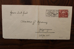 1939 Luftpost Cover Dt Reich Mi 735 Enveloppe Publicité Pub - Covers & Documents