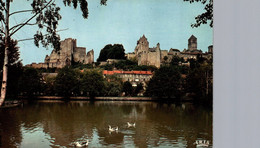 CHAUVIGNY Vue Générale, Le Château Des Evêques XIIe Et L'Eglise Saint Pierre  XIIe XIIIe S  ( Recto-verso)   86 Vienne - Chauvigny