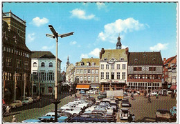 HASSELT-DE GROTE MARKT-automobiles-publicité Biere Cristal Alken - Hasselt