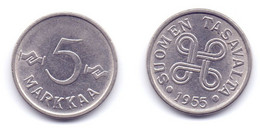 Finland 5 Markkaa 1955 - Finland