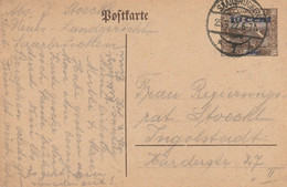 Sarre Entier Postal Saarbrücken 1922 - Postal Stationery