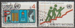 UNO Wien 1980 MiNr.14 - 15 O Gest. ECOSOC ( A 182 )  Günstige Versandkosten - Oblitérés