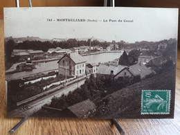 CPA  -  MONTBELIARD    Le Port Du Canal  (1923) .(S30-22) - Montbéliard