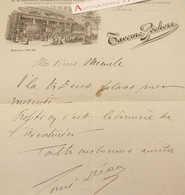 ● Louis DEAN Acteur Américain Taverne PSCHORR à Emile DRAIN Homme Théâtre Lettre American Actor Brasserie L'aventurier - Attori E Comici 