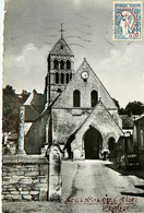 Nogent Sur Oise * La Place De L'église * Automobile Voiture Ancienne Citroën 2Cv - Nogent Sur Oise