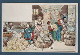 ⭐ France - Carte Postale - Paul Kauffmann - Fabrication De La Choucroute - Usages Et Costumes D'Alsace ⭐ - Kauffmann, Paul