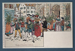 ⭐ France - Carte Postale - Paul Kauffmann - Le Marché Aux Houx Des Rameaux - Usages Et Costumes D'Alsace ⭐ - Kauffmann, Paul