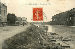 L'isle Adam * Rue Et Porte De L'oise * Péniche Batellerie - L'Isle Adam