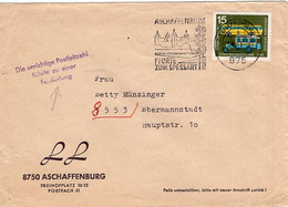 53592 - Bund - 1965 - 15Pfg IVA EF A DrucksBf ASCHAFFENBURG - ... -> Ebermannstadt, M Stpl "Die Unrichtige ..." - Cartas