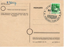 53602 - Bund - 1950 - 10Pfg Bauten EF A Kte BOTTROP - ERP MARSHALL-PLAN-ZUG - Other & Unclassified