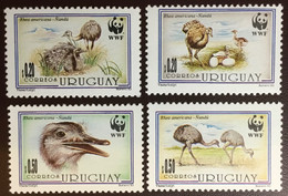 Uruguay 1993 WWF Rhea Birds MNH - Zonder Classificatie