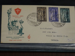 Italy Trieste 1949 Europa RARE FDC VF - Eilsendung (Eilpost)