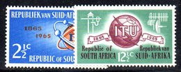 2166 490 - SUD AFRICA 1965 ,   Yvert Serie N. 294/295    ***  ITU - Nuevos