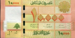 LEBANON (2) PIECES OF 10,000 LIVRES (LIRAS), 2012, UNC BANKNOTE - Libano
