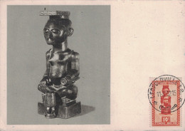 AOF - DAKAR -  MARINOL - PLASMARINE - IONYL - CARTE MAXIMUM - CONGO BELGE - STATUE ROI BOPE KENA. - Storia Postale