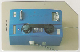 UZBEKISTAN - Blue Phone (Thick "URMET PATENT") , Uzbekistan Telecom, 50 U , Used - Ouzbékistan