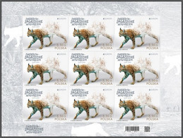 Poland 2021 Europa Endangered Animals, Lynx, Wild Animal, Species, Forest, Big Cat, Environment / Full Sheet MNH** New! - Feuilles Complètes