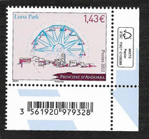 Andorre 2022 - Yv N° 878 ** - Luna Park - Neufs