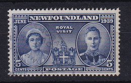 Newfoundland: 1939   Royal Visit    Used - 1908-1947
