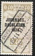 België - Belgique - C10/39 - (°)used - 1928 - Michel 3 - Rijkswapen In Ovaal - Newspaper [JO]