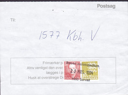 Denmark Regning Manglende Porto Bill TAXE Postage Due England Line Cds. SØRVADS POSTEKSPEDITION 1994 Postsag Cz. Slania - Cartas & Documentos