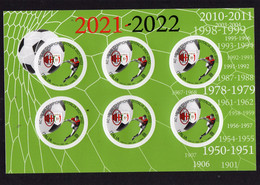 2022 Italia - Milan Campione D'Italia - 2021-...: Mint/hinged