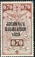 België - Belgique - C10/39 - MH - 1928 - Michel 5 - Rijkswapen In Ovaal - Zeitungsmarken [JO]