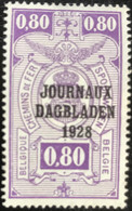 België - Belgique - C10/39 - MH - 1928 - Michel 6 - Rijkswapen In Ovaal - Dagbladzegels [JO]