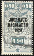 België - Belgique - C10/39 - (°)used - 1928 - Michel 7 - Rijkswapen In Ovaal - Journaux [JO]