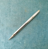 MATITA MECCANICA SHEAFFER WHITE DOT ACCIAIO 1990 SHEAFFER MECHANICAL PENCIL STANLEY STEEL - Stylos