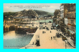 A916 / 495 50 - CHERBOURG Quai Coligny Et Montagne Du Roule - Cherbourg