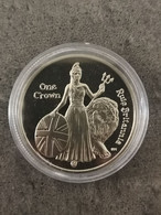 1 CROWN CUPRONICKEL 2015 ELISABETH II ILE DE L'ASCENSION / CAPSULE - Ascensione