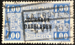 België - Belgique - C10/39 - (°)used - 1931 - Michel 18 - Rijkswapen In Ovaal Met Opdruk - Dagbladzegels [JO]