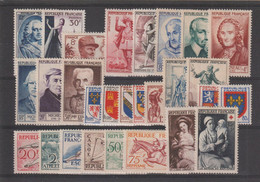 France Année Complète 1953 Du 940 Au 967, 28 Val ** MNH - 1950-1959