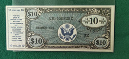 STATI UNITI 10 Dollars Serie 472 COPY - 1948-1951 - Series 472