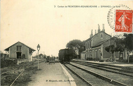 épannes * La Gare Du Village * Train Ligne Chemin De Fer * Canton De Frontenay Rohan Rohan - Other & Unclassified