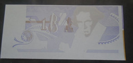 TEST NOTE , De La Rue Giori Varinota , PROGRESSIVE PROOF Step 1 , UNC Note With Beethoven - [ 7] Errors & Varieties