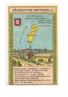 Chromo Europe Portugal Géographie Universelle Pub: Chocolat LOUIT 95x62 Trace De Colle Dos Bien - Louit
