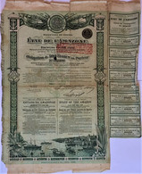 ETAT DE L'AMAZONIE - Obligation 500f 1907 - Bords Dégradés Sinon Etat D'usage (voir Scan) - D - F