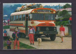 GUATEMALA  -  Huehuetenango Bus Unused  Postcard As Scans - Guatemala
