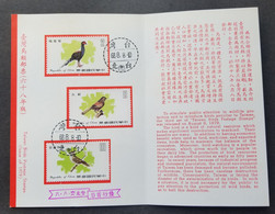 Taiwan Birds 1979 Fauna Pheasant Yuhina Bird (FDC) *card *see Scan - Cartas & Documentos