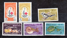 Nouvelles Hébrides 199/200 , 203/206 Neuf Avec Trace De Charnière* TB MNH Cote 27 - Unused Stamps