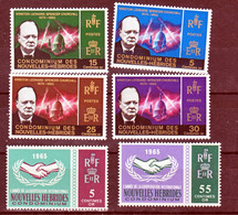 Nouvelles Hébrides 223/224, 227/230 Neuf Avec Trace De Charnière* TB MNH Cote 15 - Unused Stamps