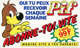 Flyer Pour Abonnement à Pif Gadget - Années 70 ? - Pif Gadget