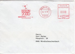 53720 - Bund - 1993 - 100Pfg AbsFreistpl A Bf BERLIN - BERLIN 2000 -> Windischeschenbach - Autres & Non Classés