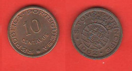 São Tomé And Príncipe 10 Centavos 1962 Portuguesa Sao Tome - Sao Tome And Principe