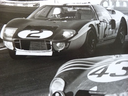Ford GT40 Photo Ancienne Le Mans 1965 Voiture Course - Automobile