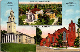 Georgia Atlanta Glen Memorial Church Druid Hills Baptist Church And First Presbyterian Church - Atlanta