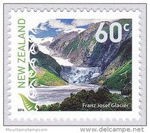 New Zealand 2014 Franz Josef Glacier Mountain Berge (self-adhesive) MNH ** - Neufs